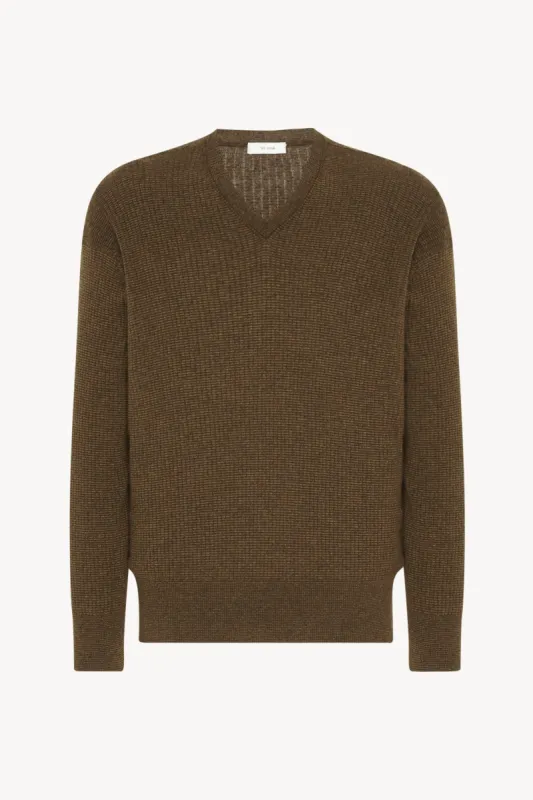 Thayer Sweater in Cashmere and Silk sold by The Row