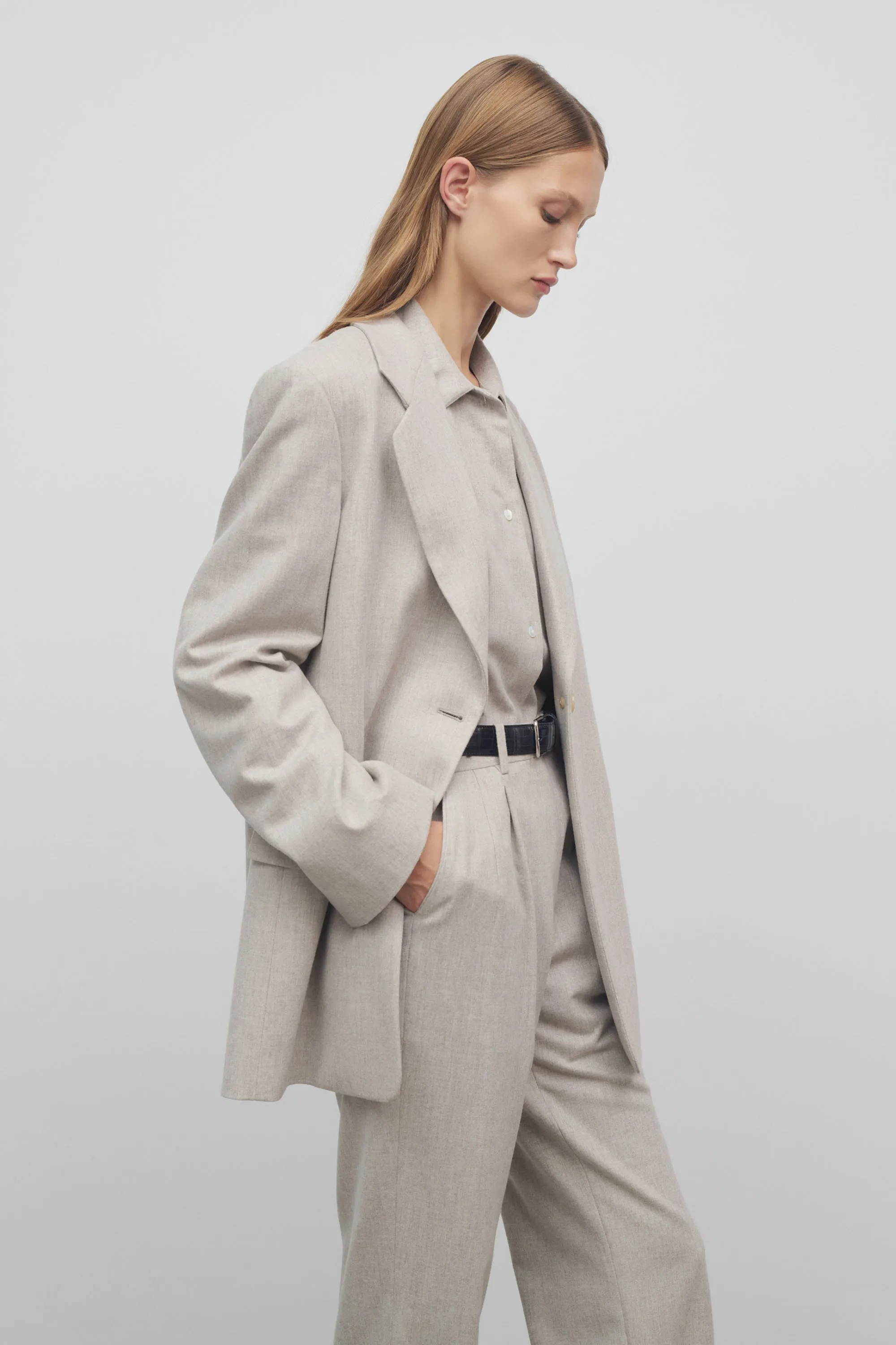 Vermont Jacket in Wool and Cashmere sold by The Row product image thumbnail 4