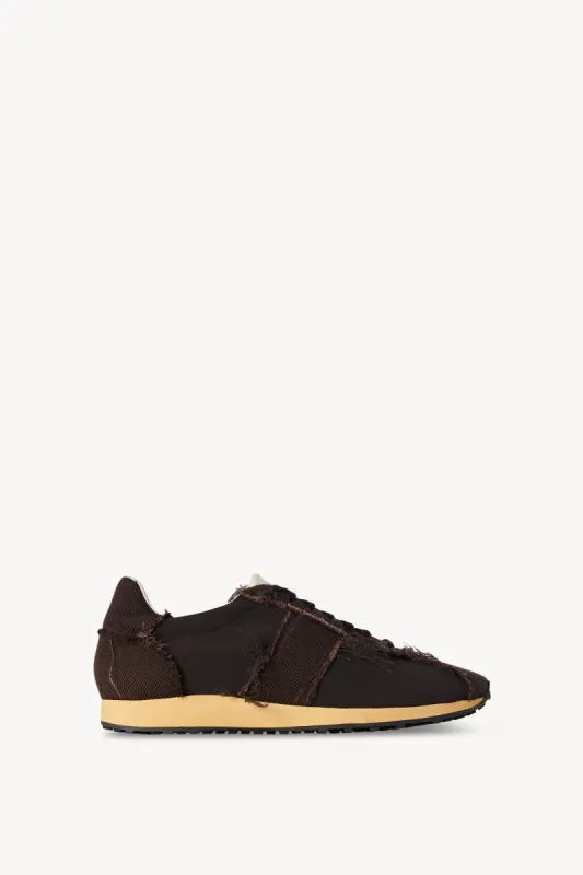 Mica Sneaker in Wool, Linen, and Nylon made by The Row