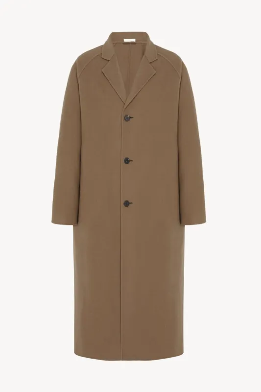 Moliere Coat in Wool sold by The Row