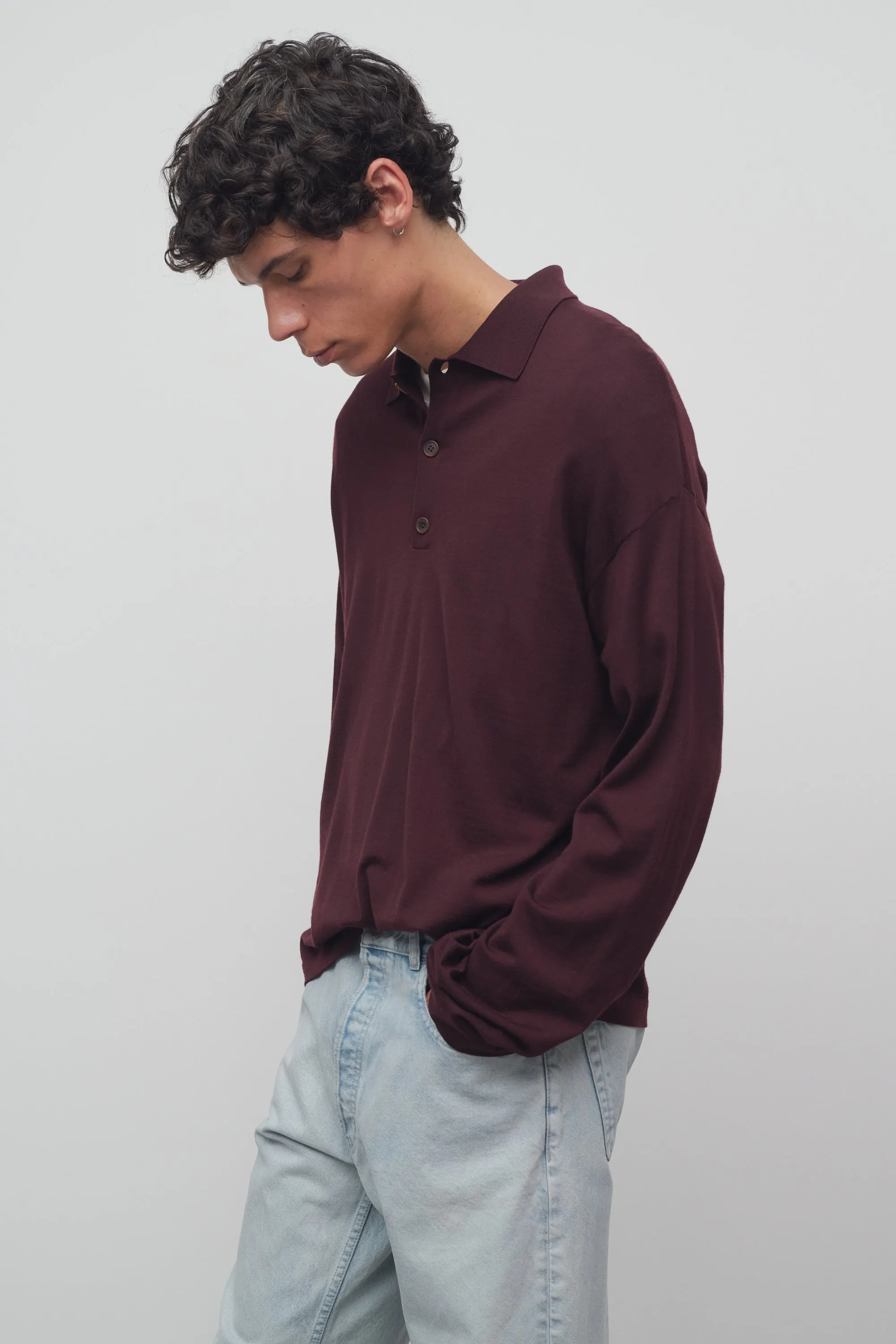 Miso Polo in Wool sold by The Row product image thumbnail 4