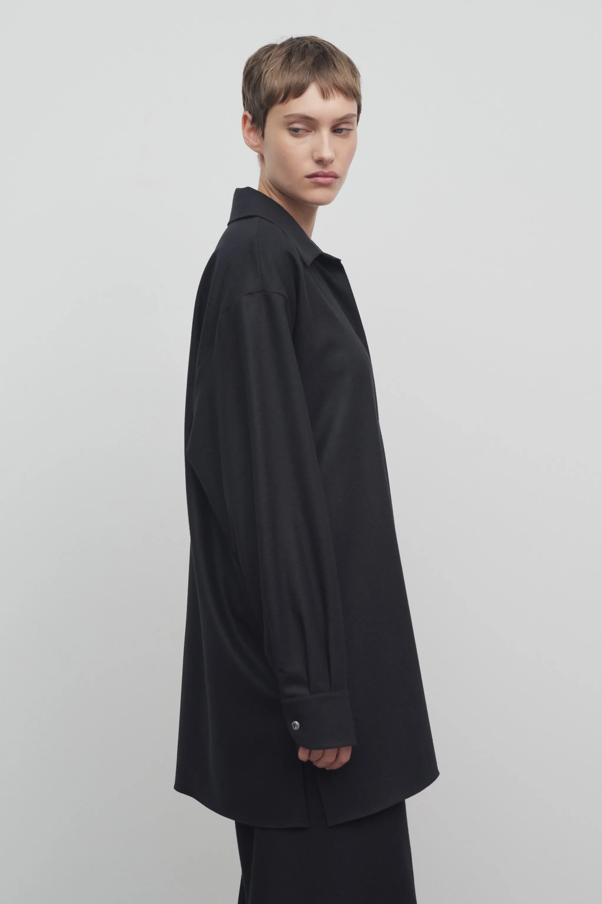 Komako Shirt in Wool and Cashmere sold by The Row product image thumbnail 4