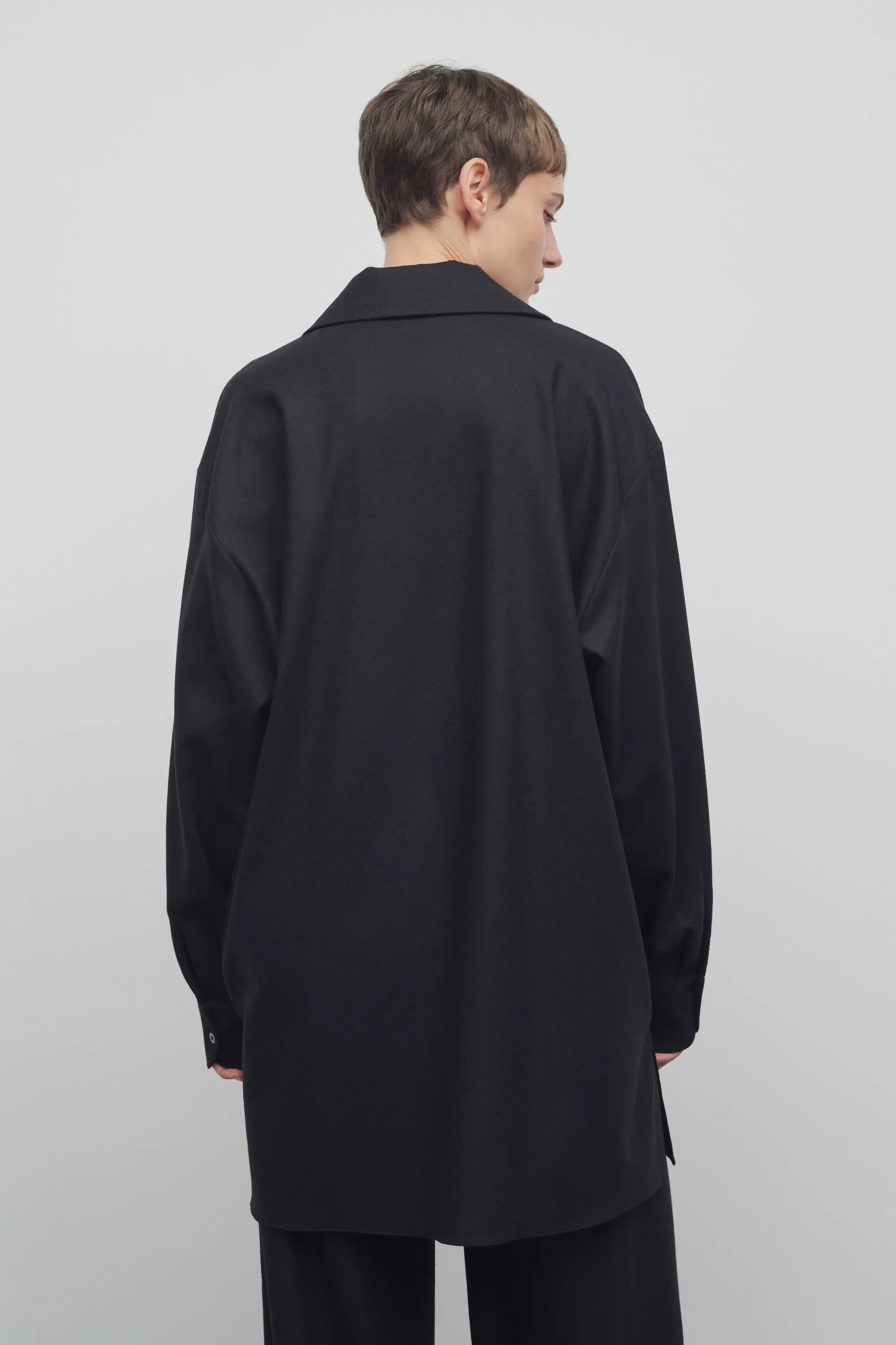 Komako Shirt in Wool and Cashmere sold by The Row product image thumbnail 5