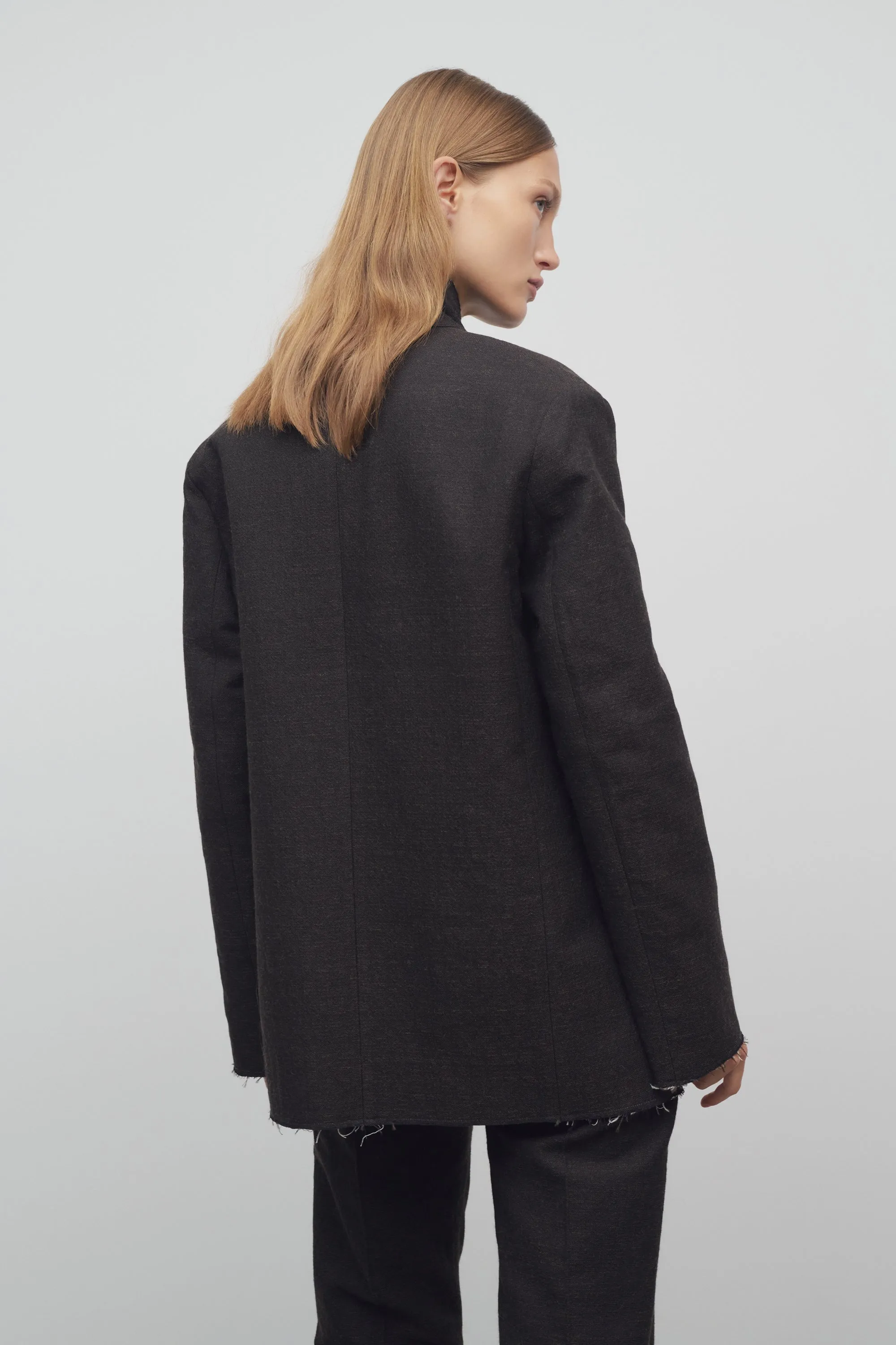 Lysandre Jacket in Cotton and Wool sold by The Row product image thumbnail 5
