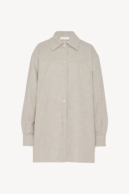 Komako Shirt in Wool and Cashmere sold by The Row