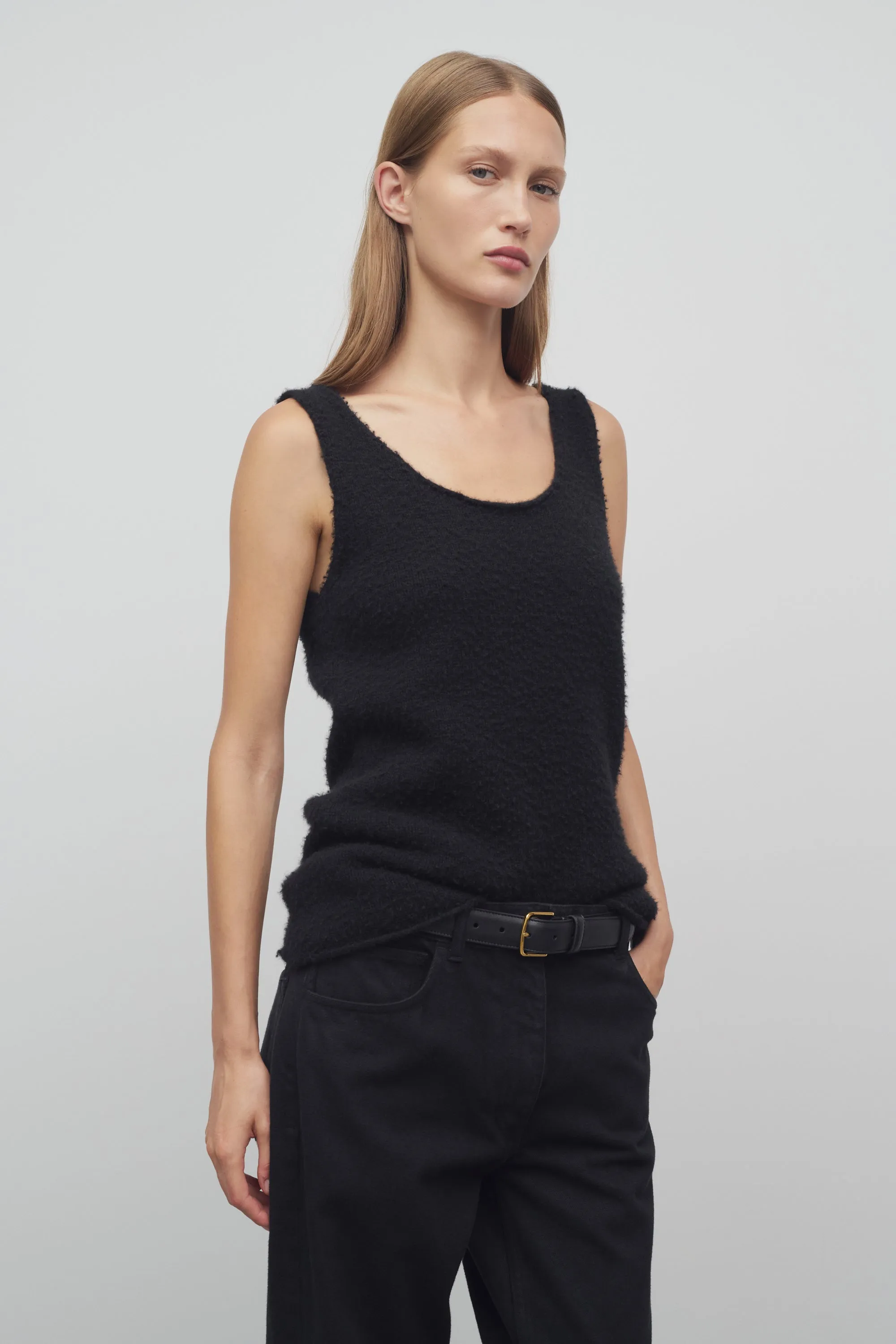 Iago Top in Cashmere sold by The Row product image thumbnail 3