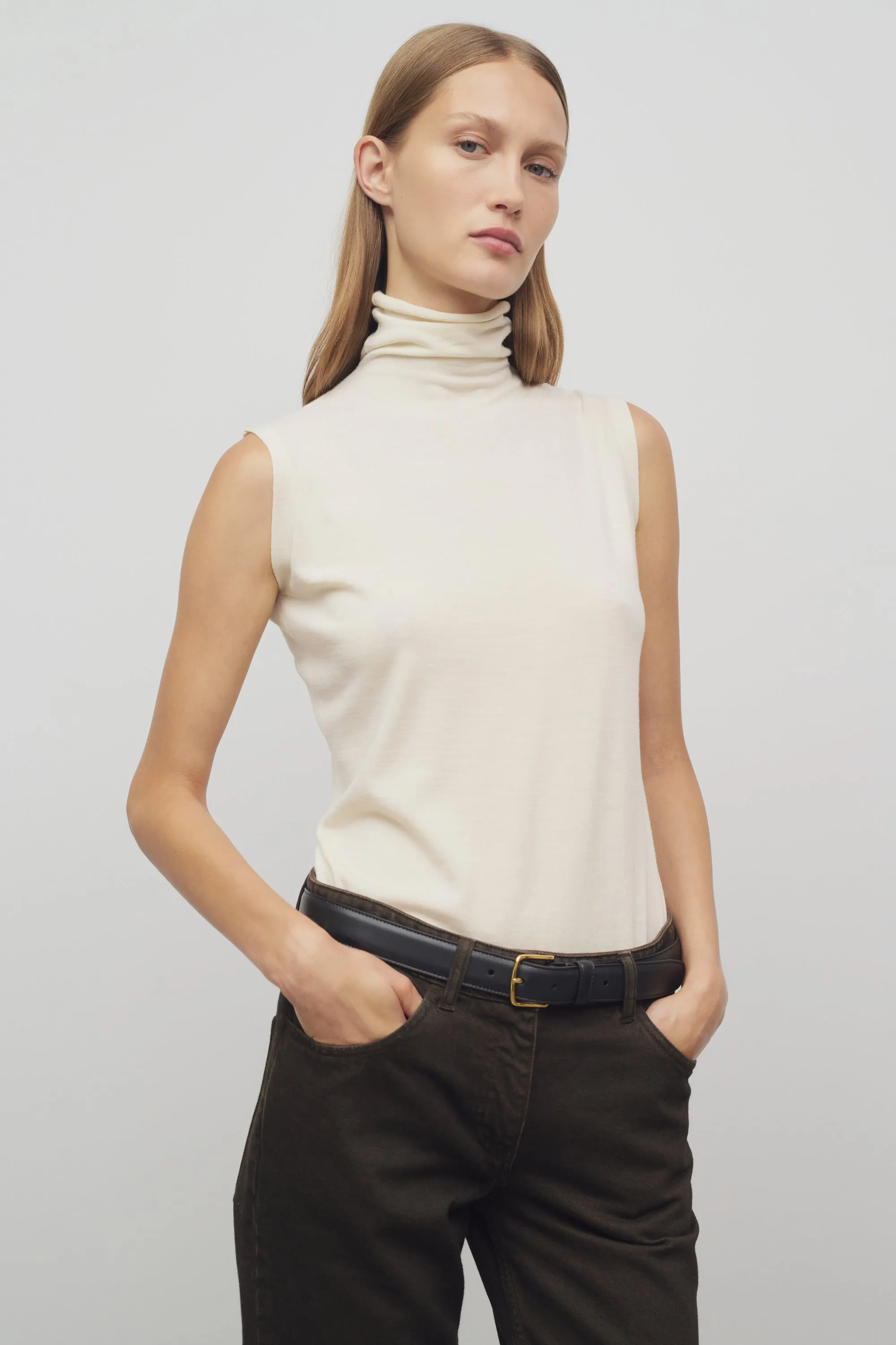 Ikatu Top in Wool sold by The Row product image thumbnail 3
