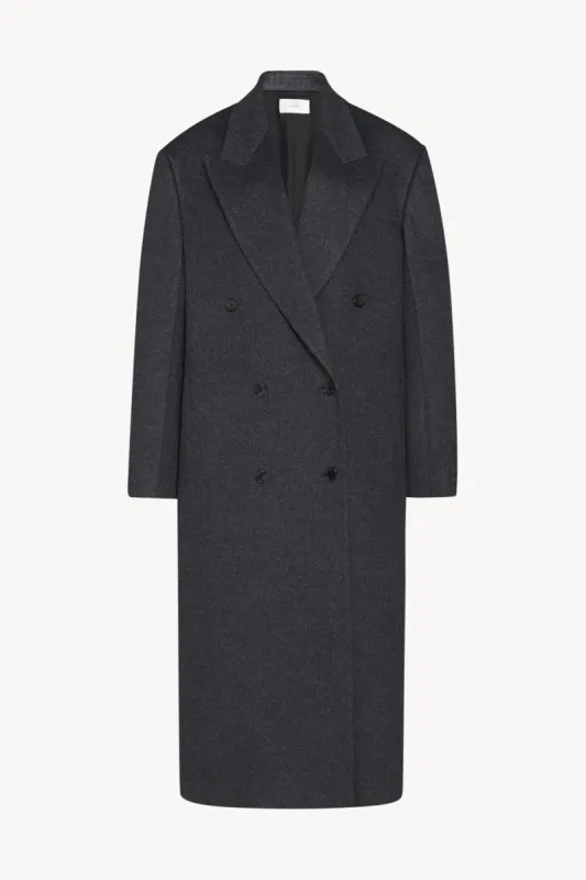 Harisi Coat in Cashmere sold by The Row