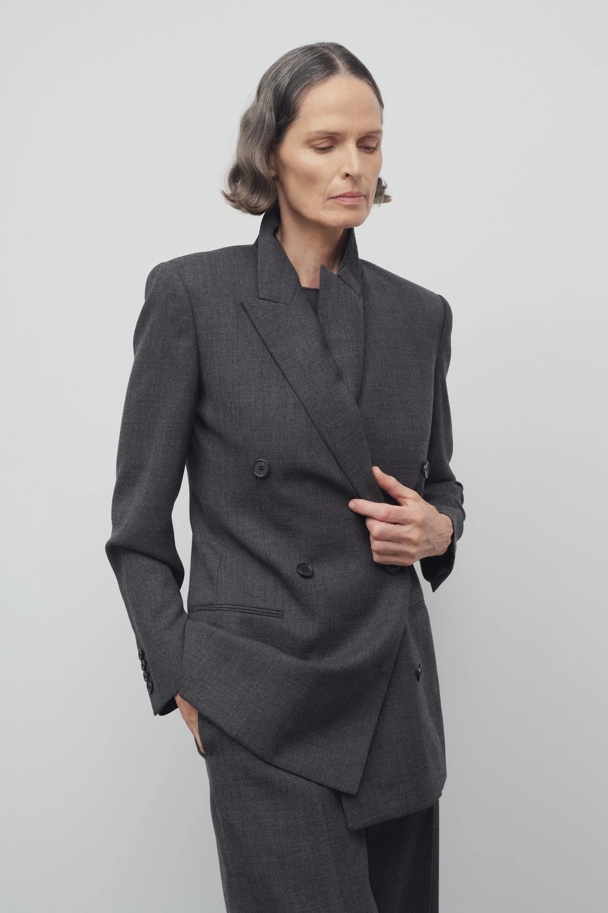 Franny Jacket in Wool sold by The Row product image thumbnail 3