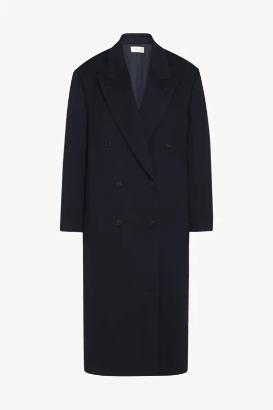 Harisi Coat in Cashmere sold by The Row
