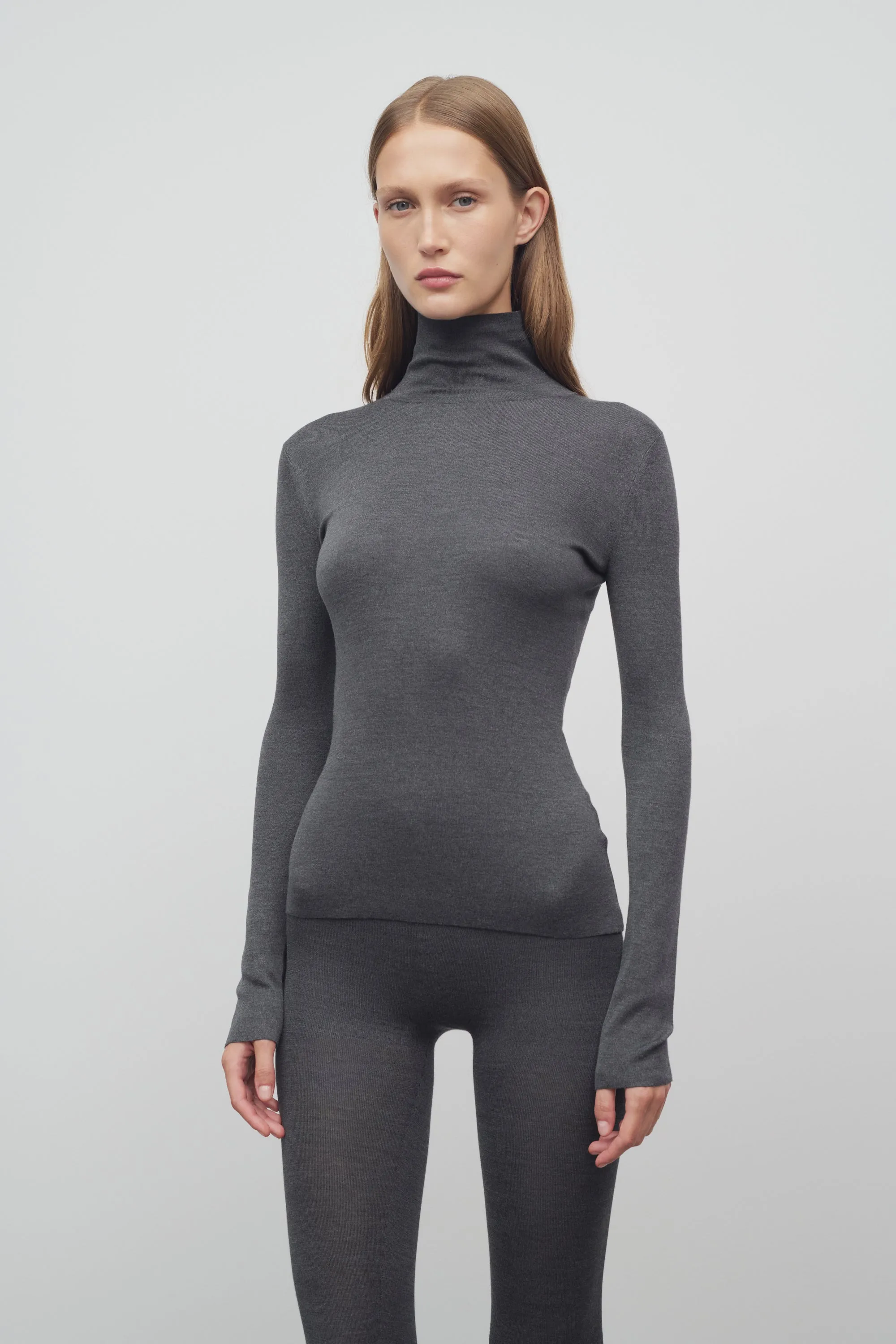 Imli Turtleneck in Silk sold by The Row product image thumbnail 3