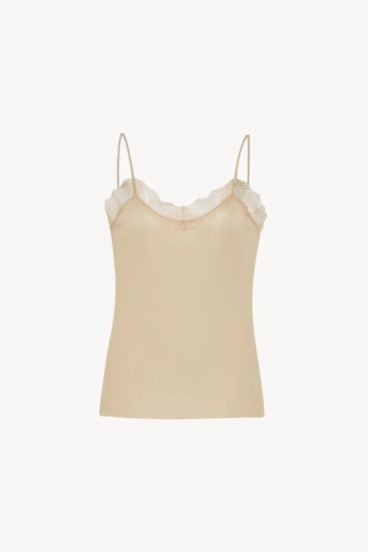 Ikee Tank in Silk sold by The Row