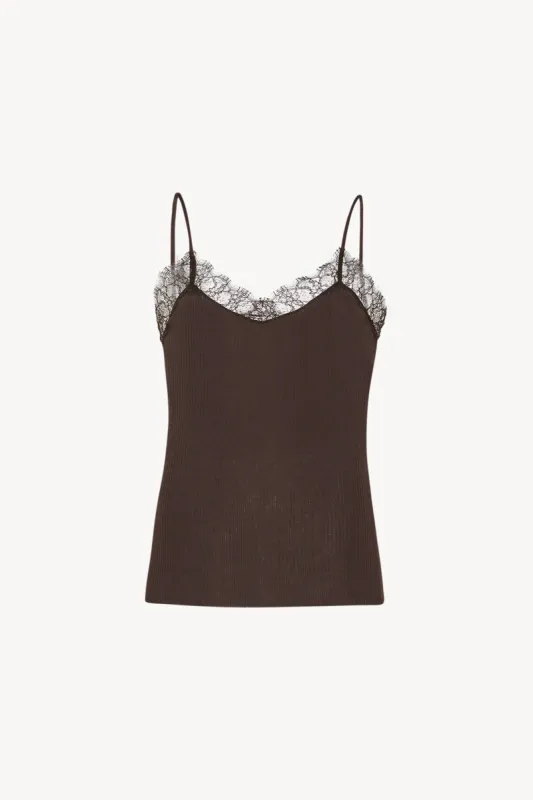 Ikee Tank in Silk sold by The Row