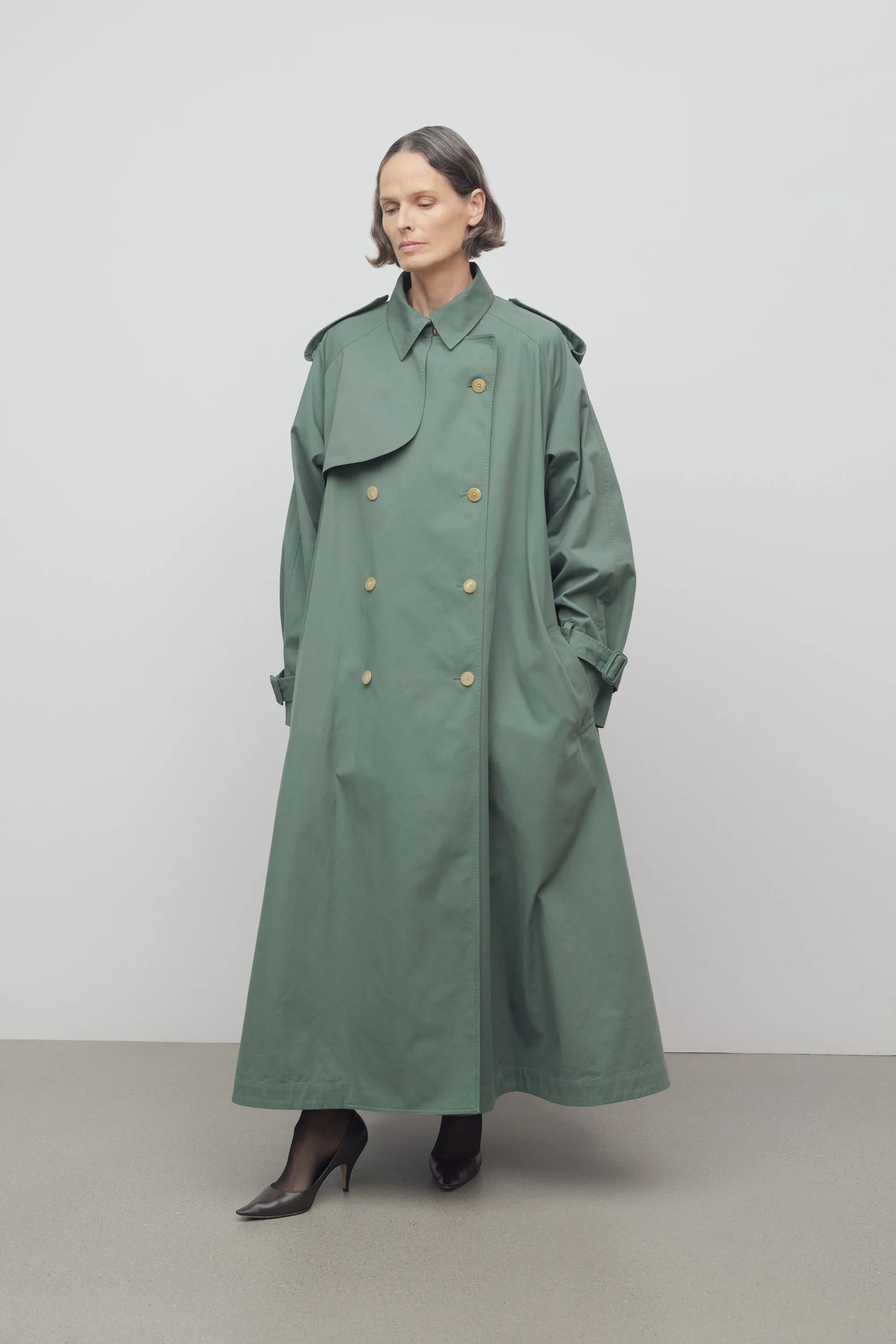 Domeka Coat in Cotton sold by The Row product image thumbnail 4
