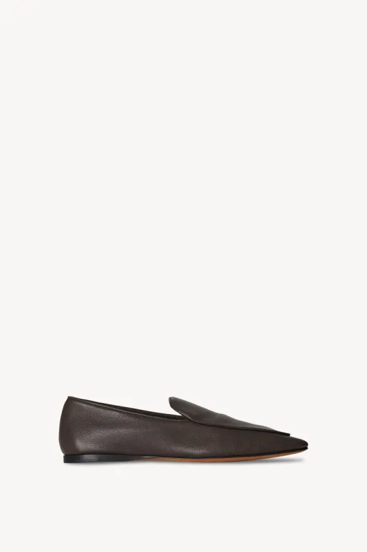 Awar Flat Loafer in Leather sold by The Row