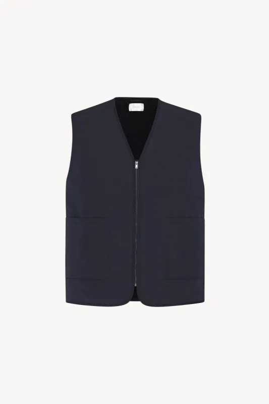 Acadia Vest in Cashmere and Silk sold by The Row