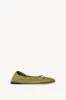 Awar Ballerina Flat in Leather sold by The Row