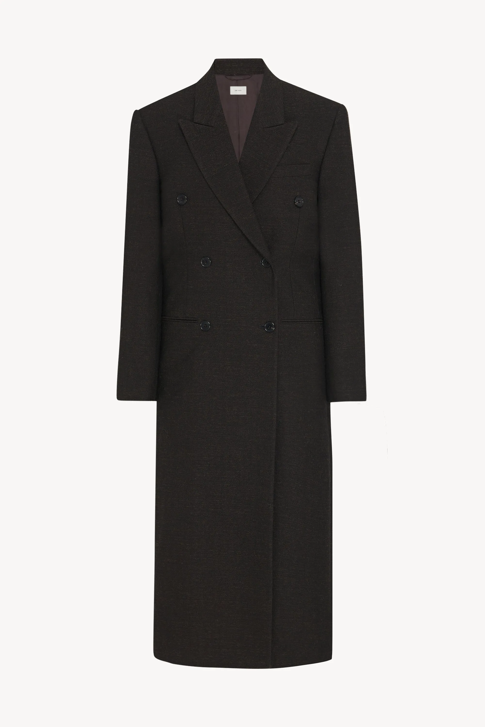 Duras Coat in Cotton and Wool sold by The Row