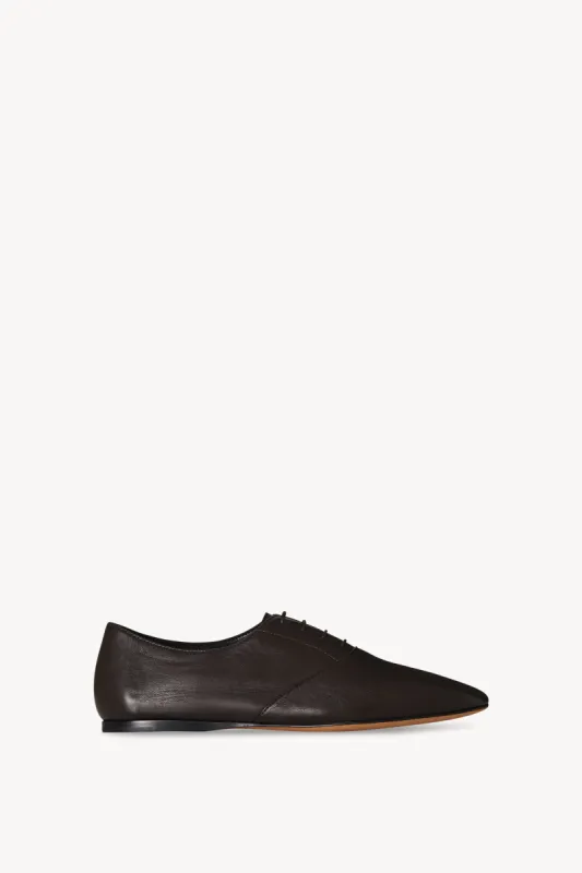 Awar Lace-Up Shoe in Leather sold by The Row