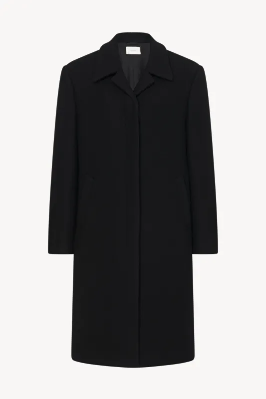 Anton Coat in Wool sold by The Row