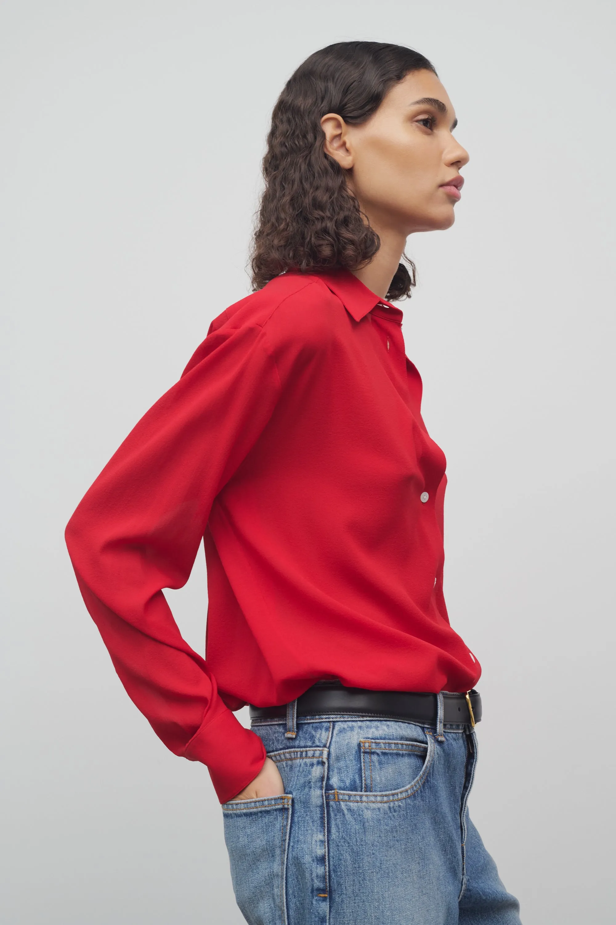 Elia Shirt in Silk sold by The Row product image thumbnail 4
