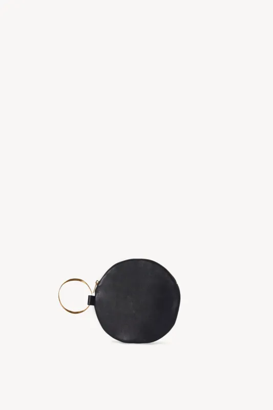 Round Bracelet Clutch in Leather sold by The Row