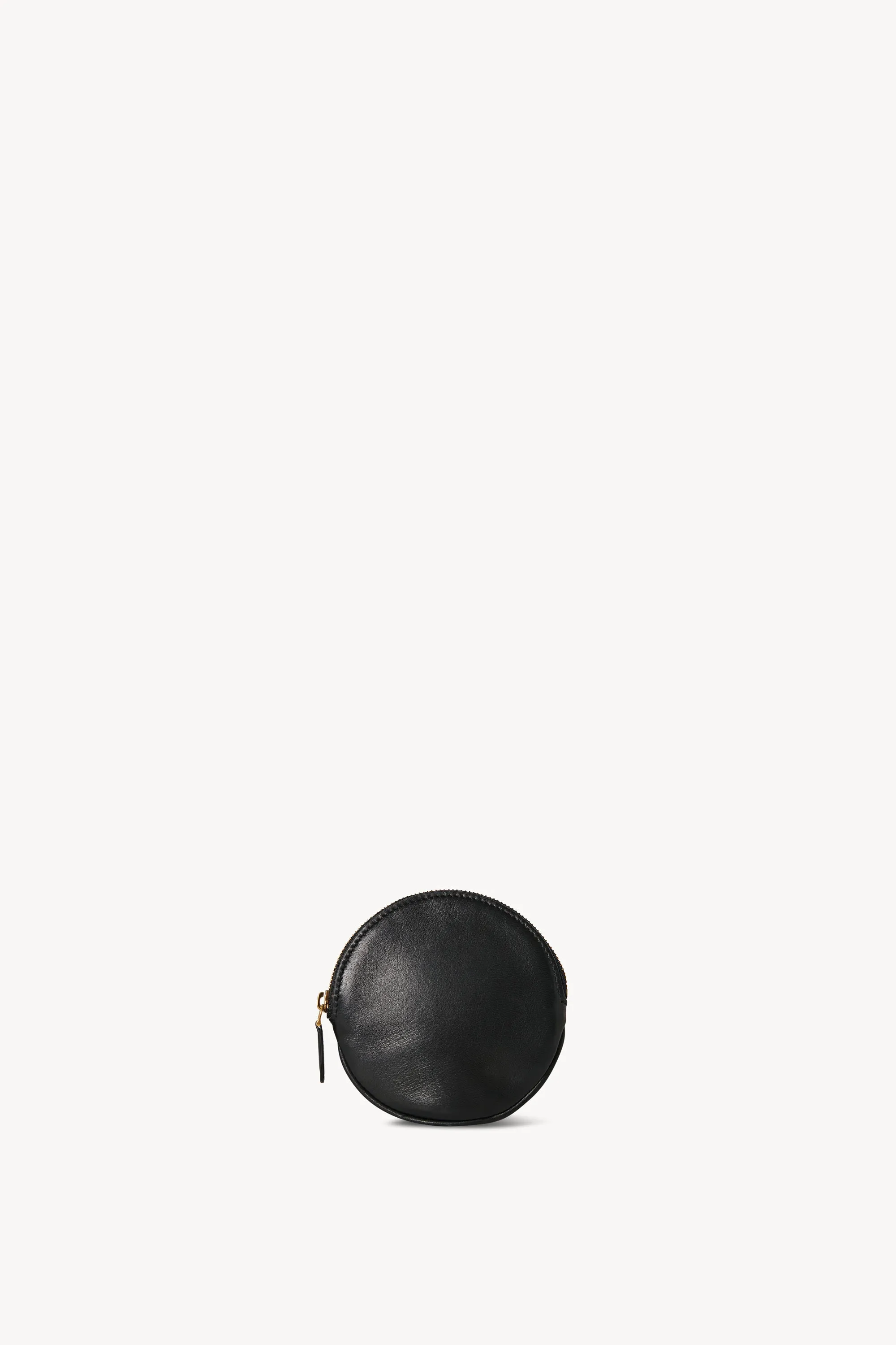 Round Pouch in Leather sold by The Row