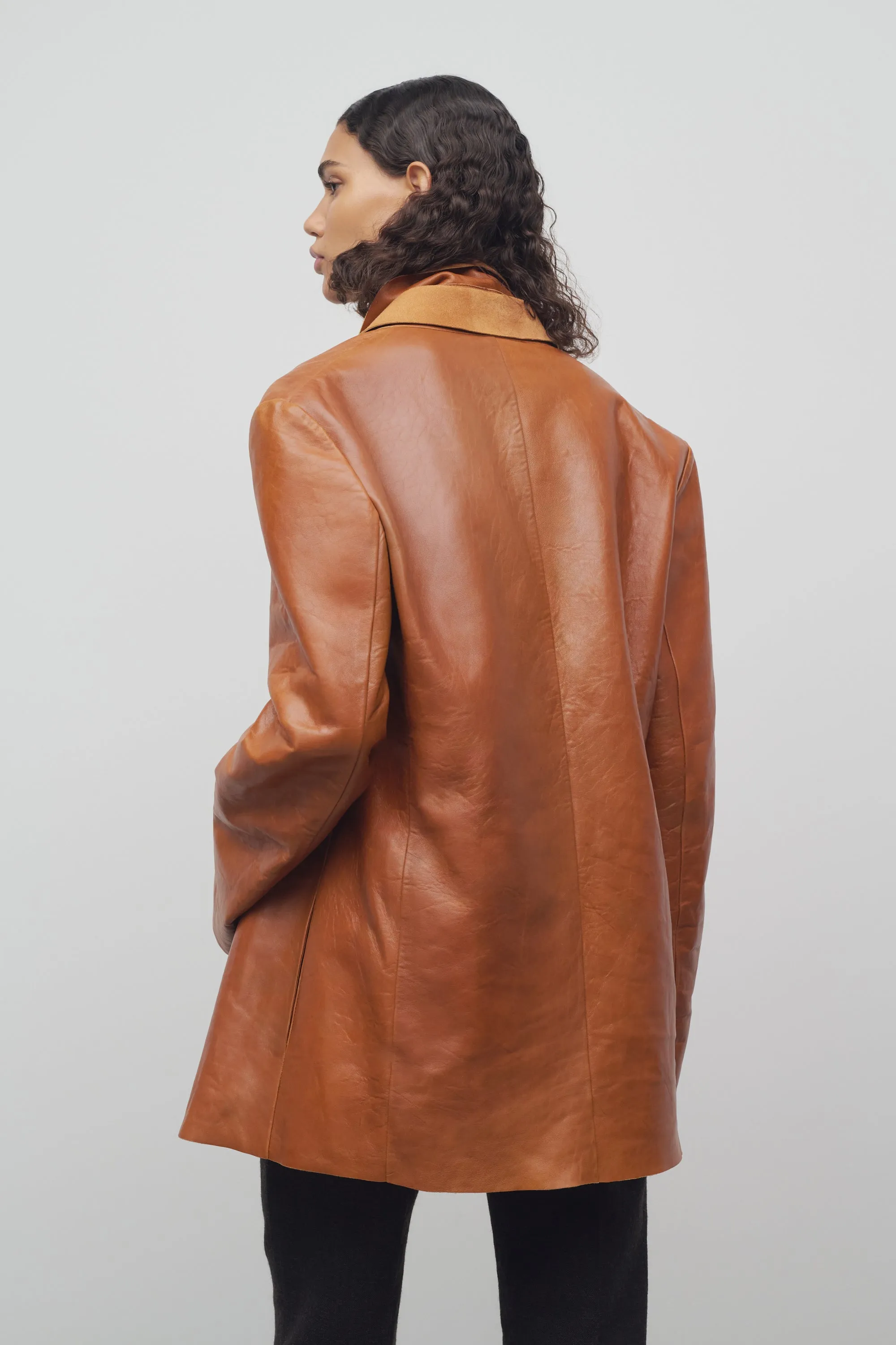 Lysandre Jacket in Leather sold by The Row product image thumbnail 5
