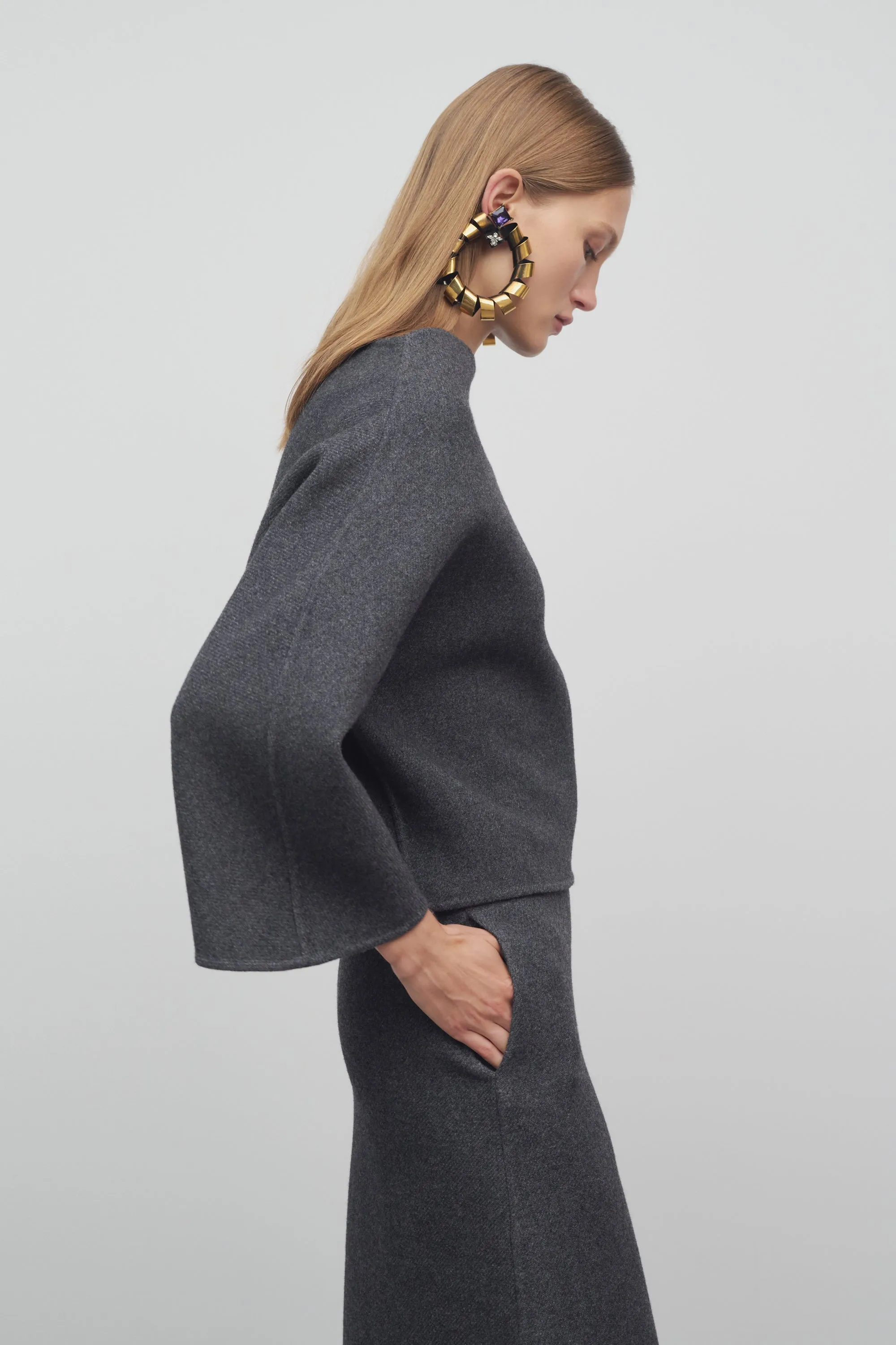 Faure Top in Wool and Nylon sold by The Row product image thumbnail 4