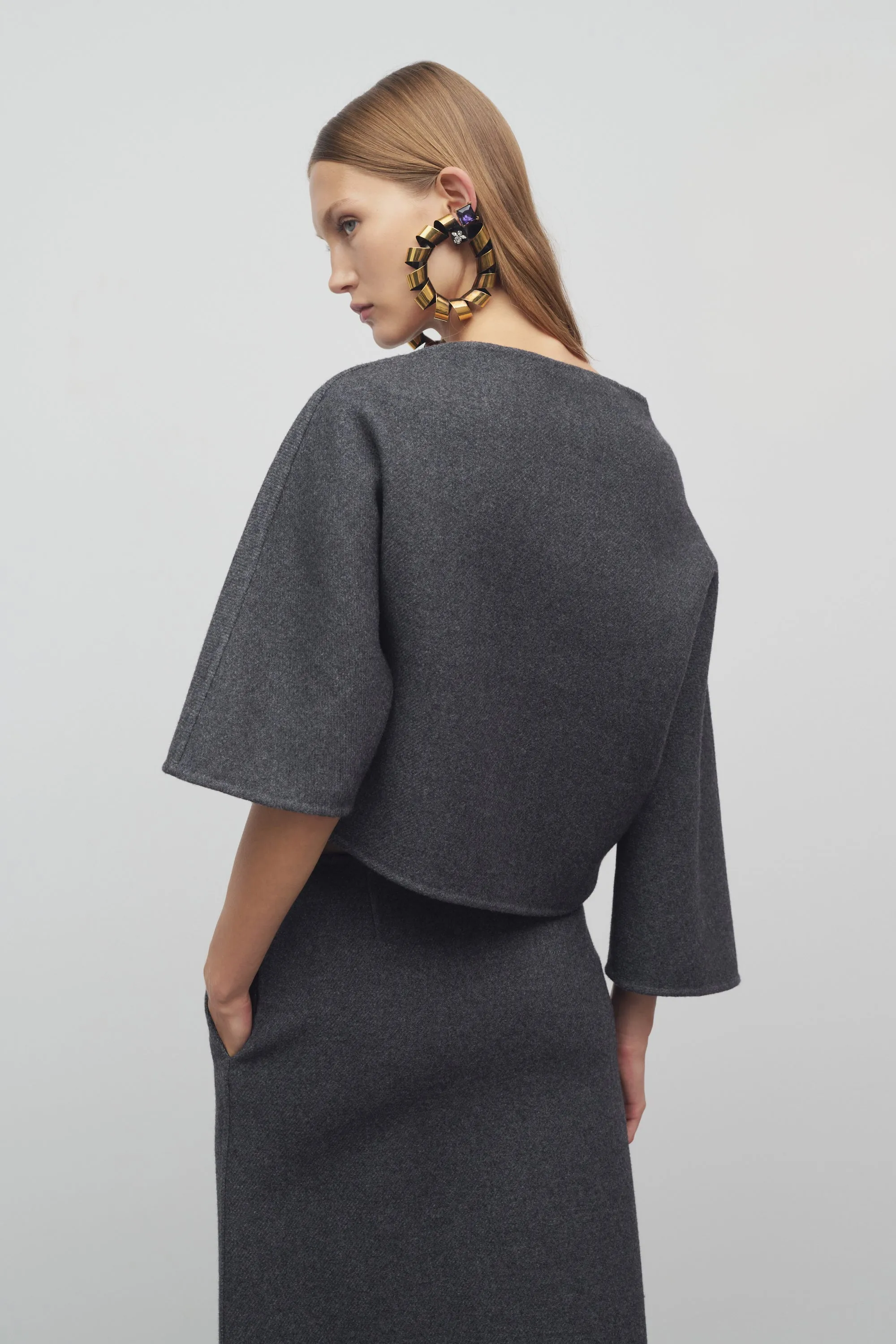 Faure Top in Wool and Nylon sold by The Row product image thumbnail 5