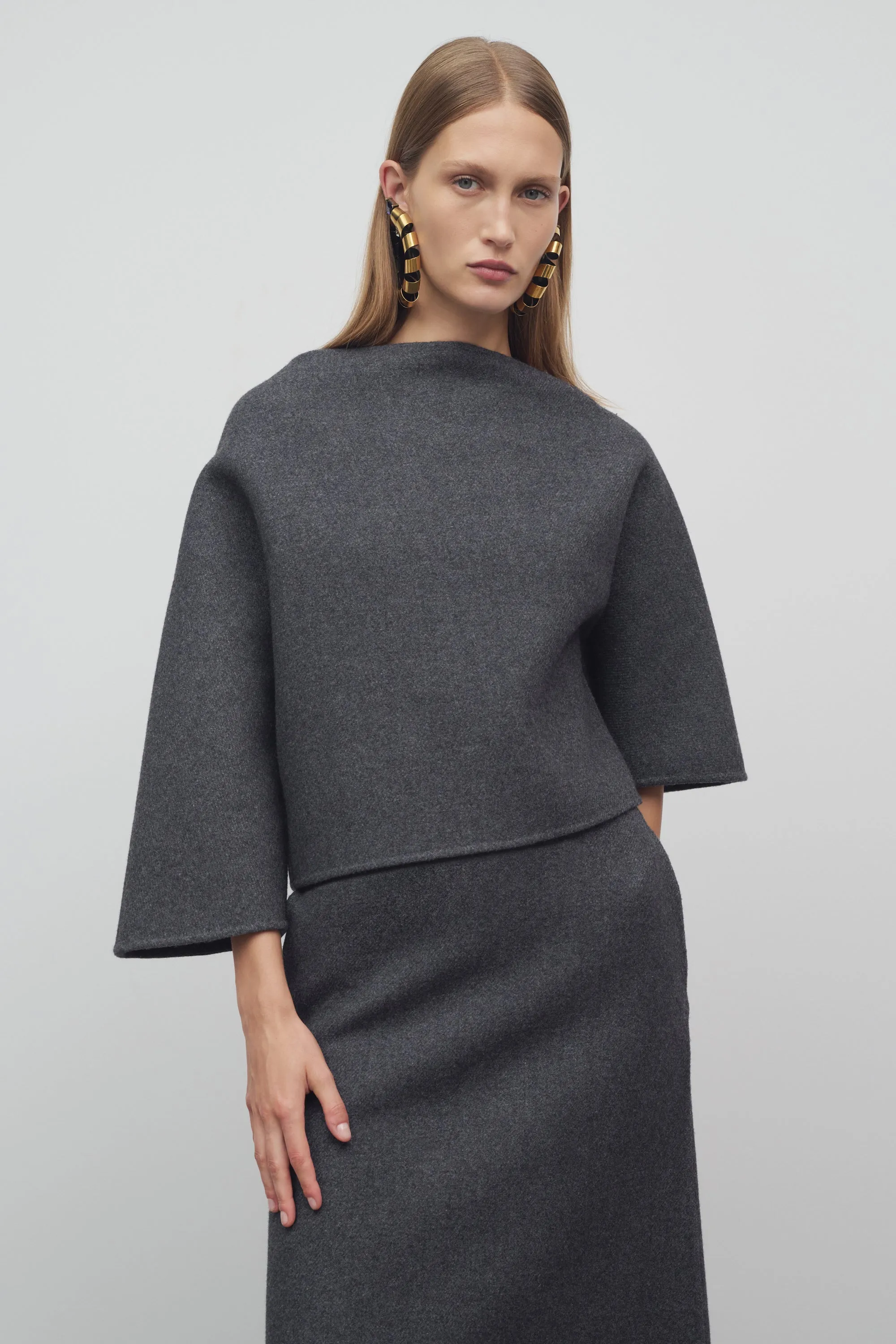 Faure Top in Wool and Nylon sold by The Row product image thumbnail 3