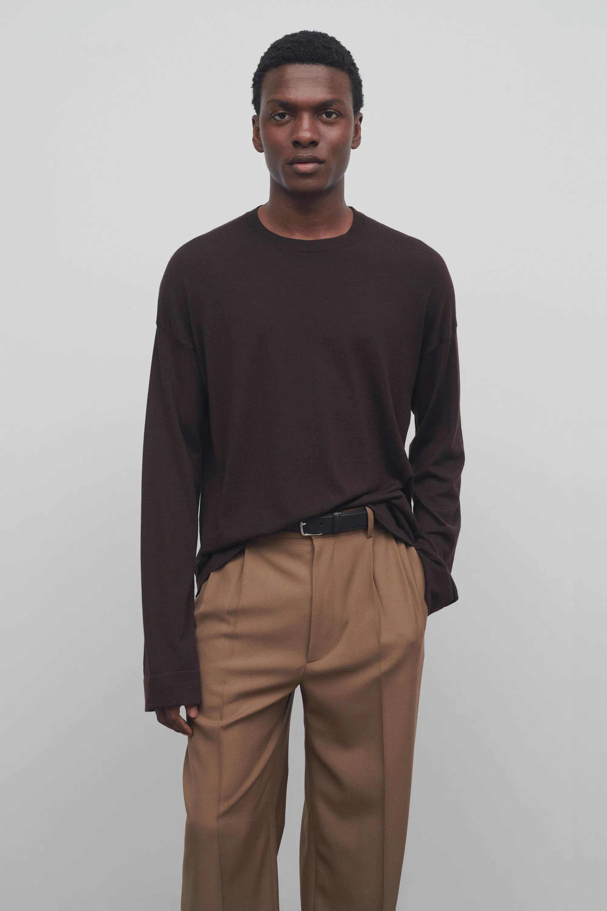 Belfast Top in Virgin Wool sold by The Row product image thumbnail 3