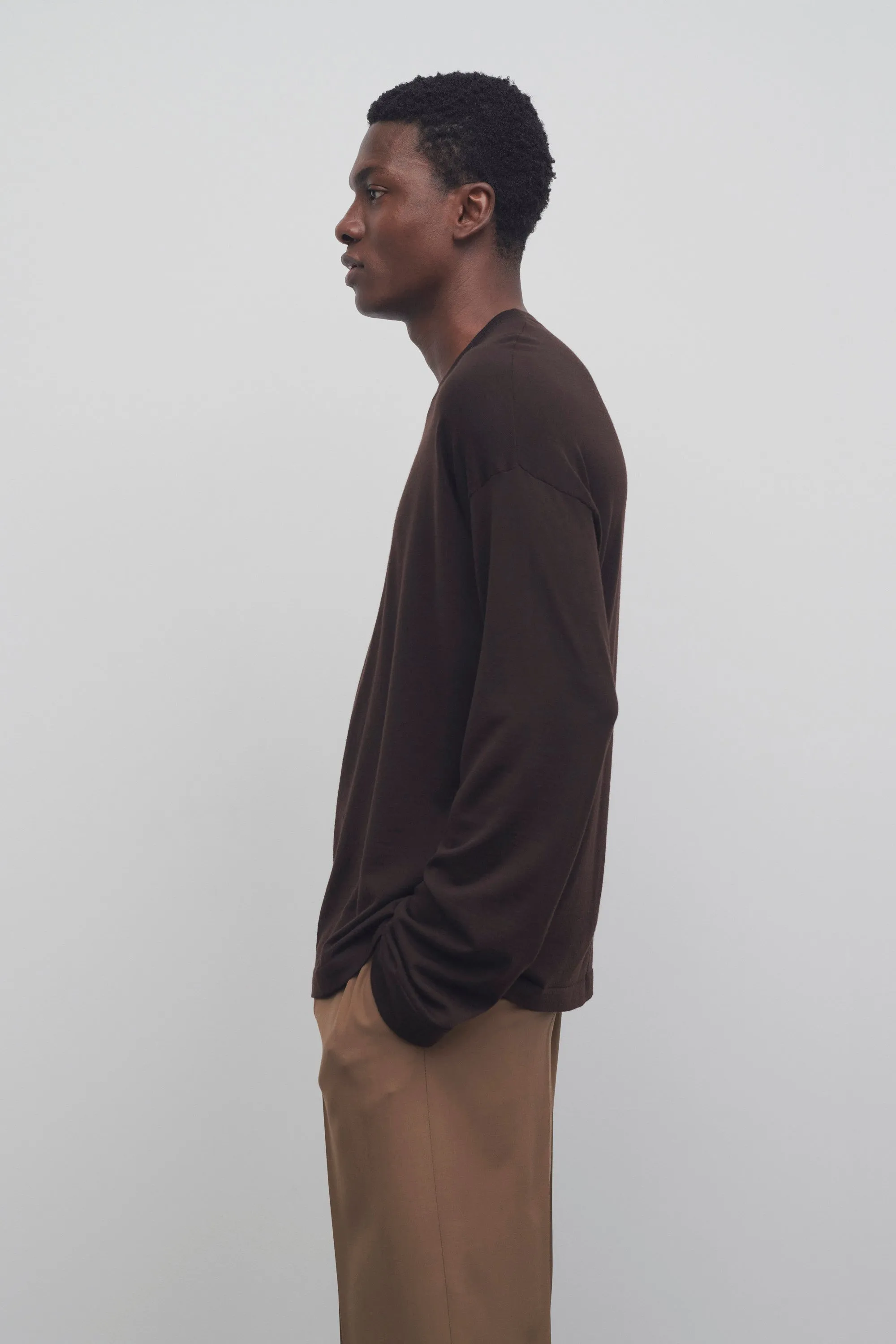 Belfast Top in Virgin Wool sold by The Row product image thumbnail 4