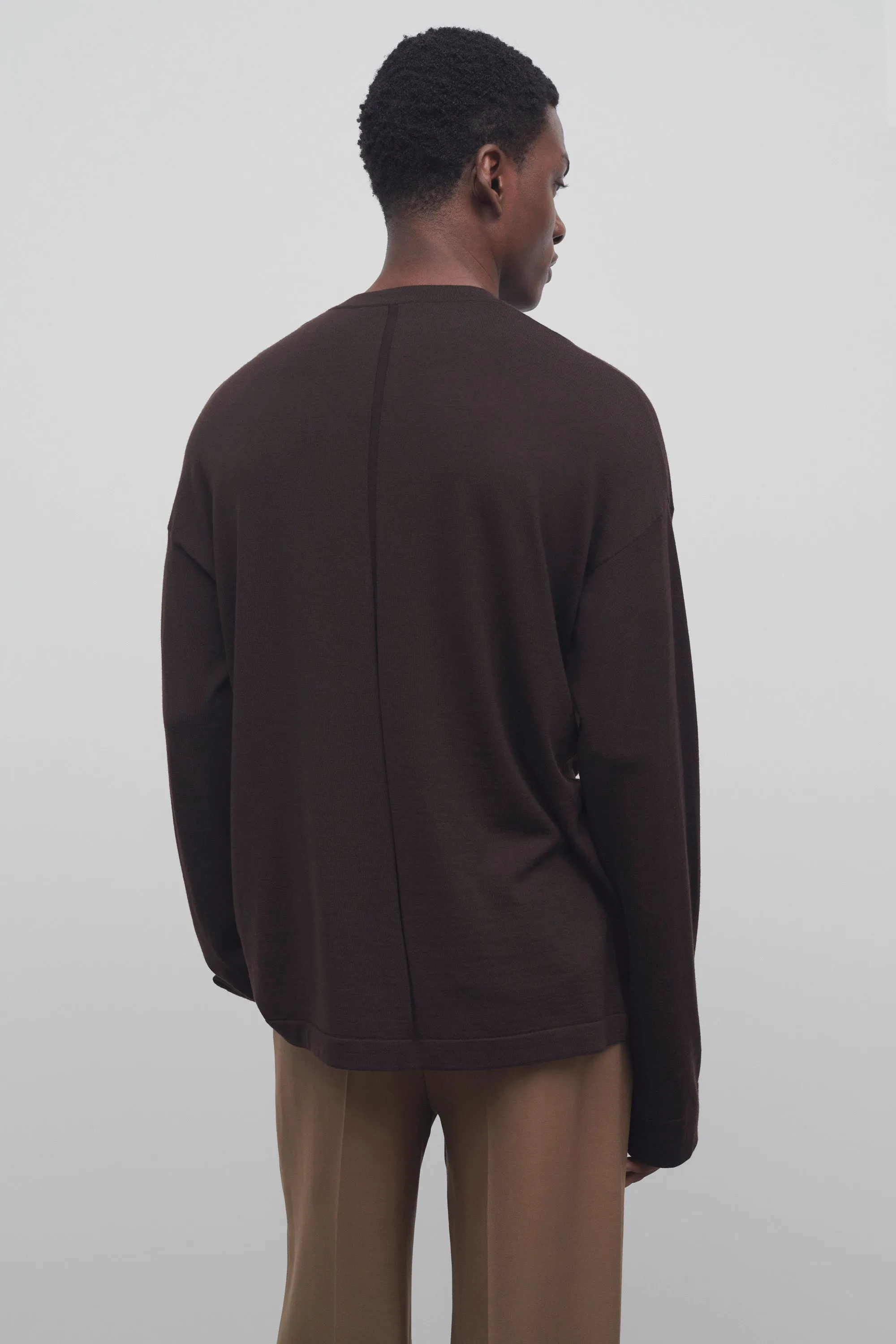 Belfast Top in Virgin Wool sold by The Row product image thumbnail 5
