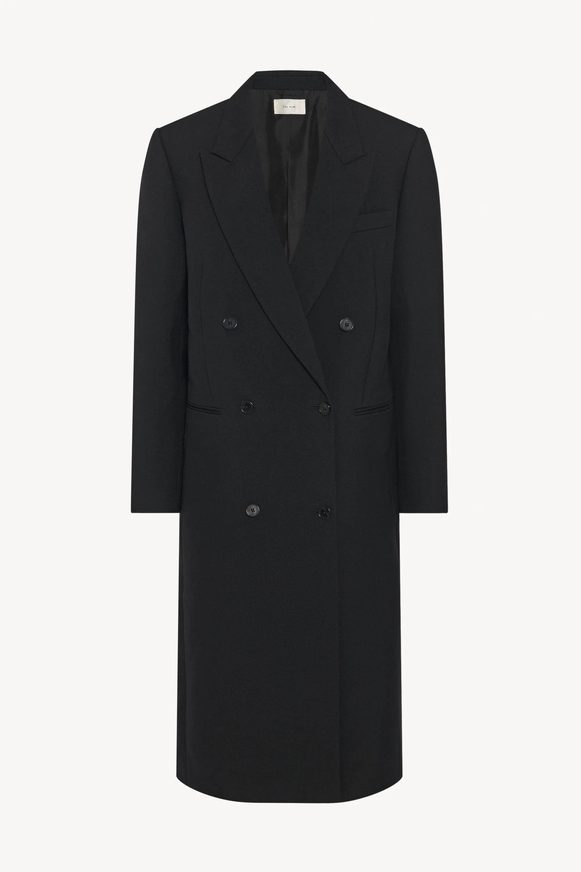 Sand Coat in Virgin Wool sold by The Row