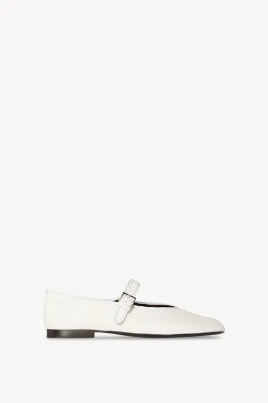 Boheme MJ Shoe in Leather sold by The Row
