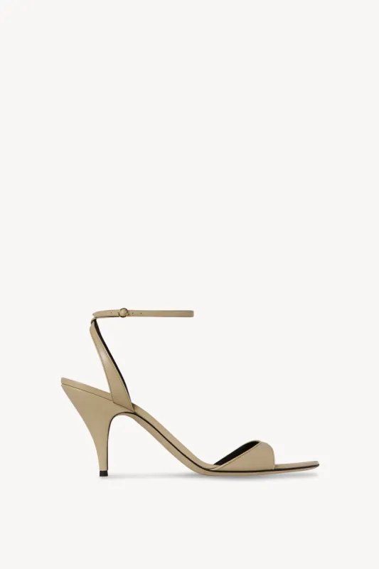 Vika Ankle Strap Heel in Leather sold by The Row