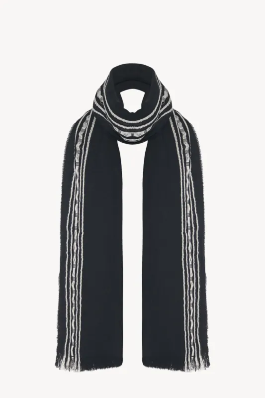 Terela Scarf in Wool and Cashmere sold by The Row