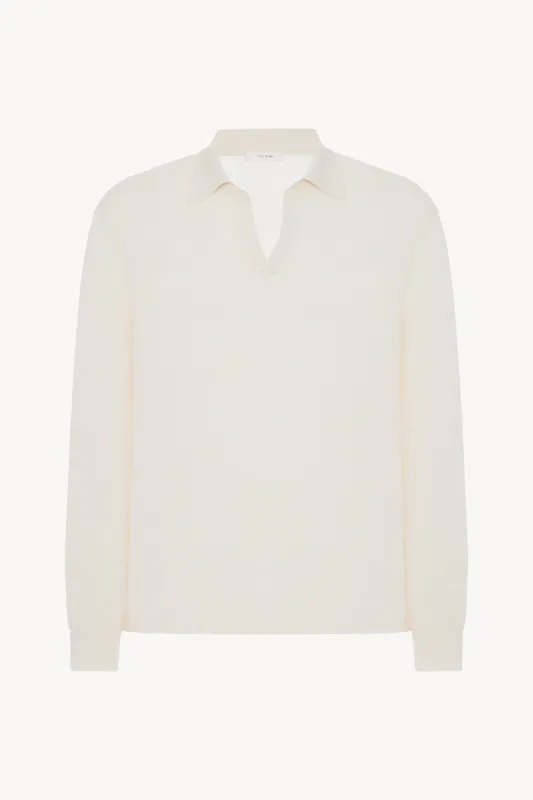 Stafford Top in Silk sold by The Row