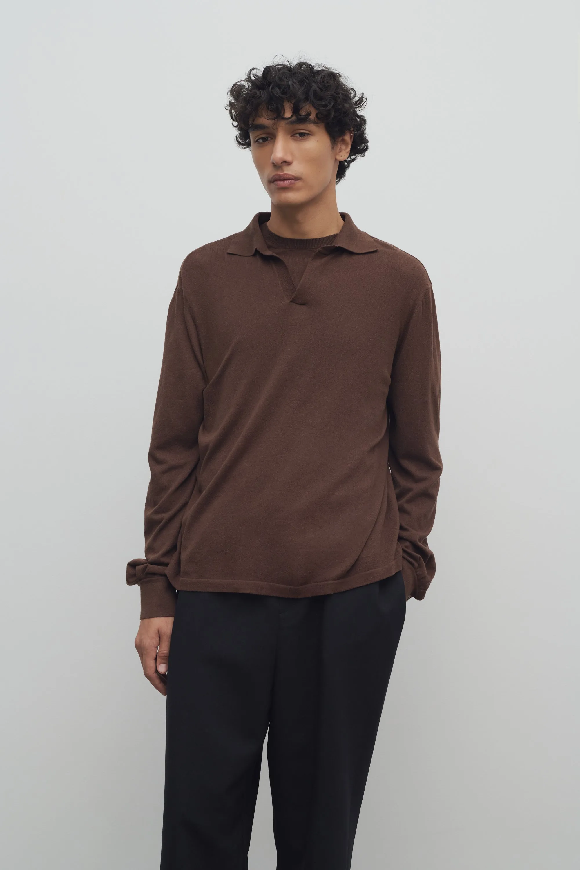 Stafford Top in Silk sold by The Row product image thumbnail 3