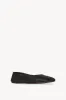 Square Ballet Flat in Leather sold by The Row