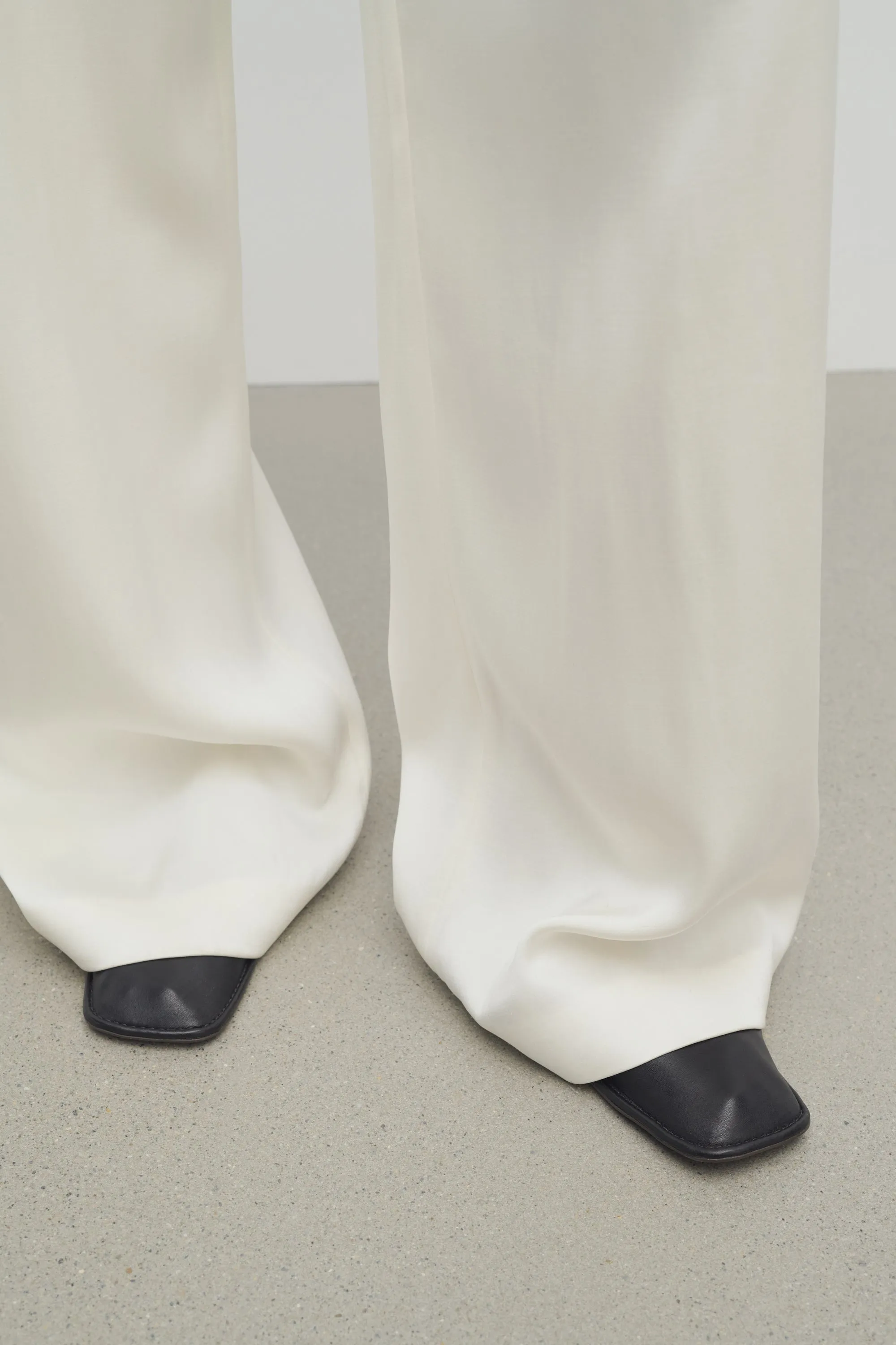 Square Ballet Flat in Leather sold by The Row product image thumbnail 4