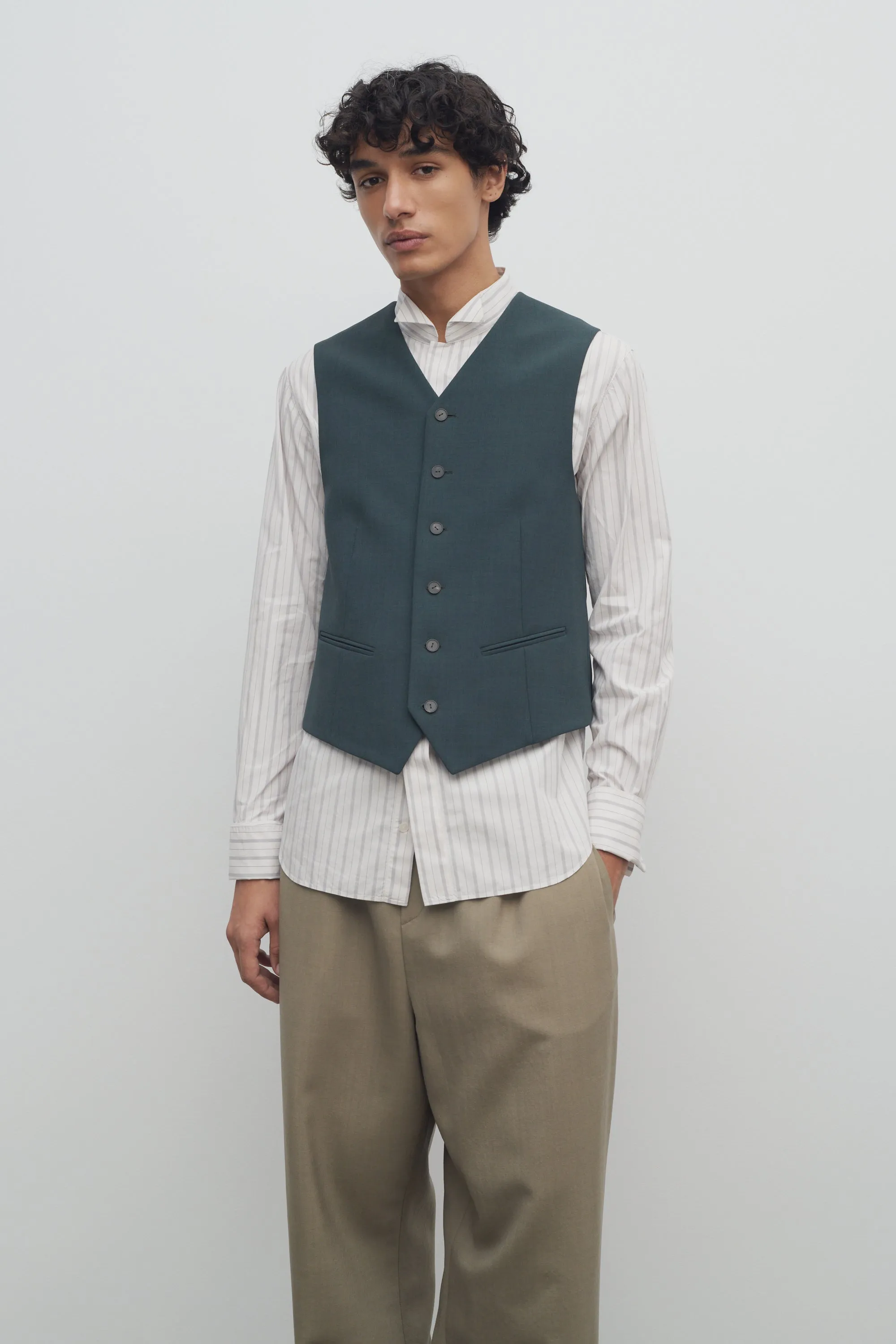Yuri Vest in Virgin Wool sold by The Row product image thumbnail 3