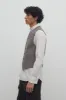 Yuri Vest in Silk, Linen, and Virgin Wool sold by The Row