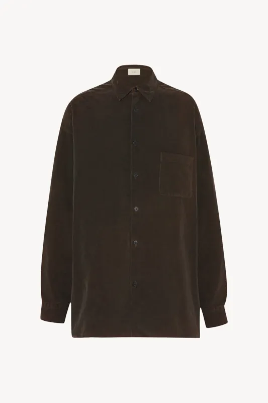 Nesson Shirt in Corduroy sold by The Row