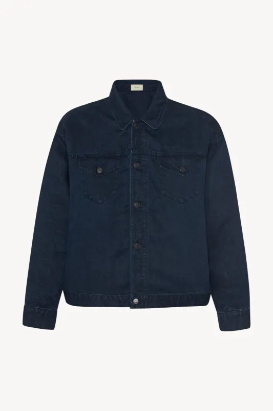 Seb Jacket in Linen sold by The Row