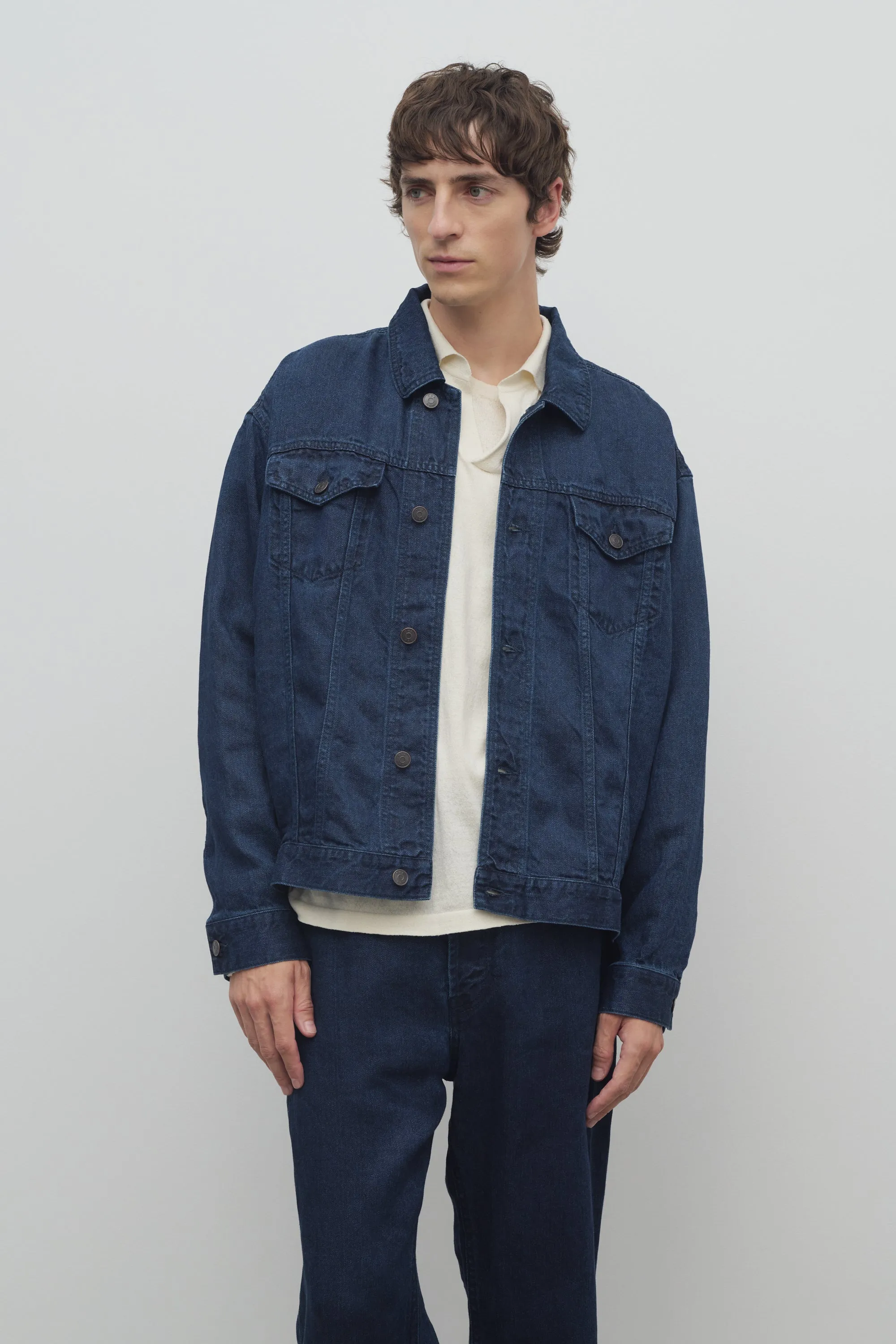 Seb Jacket in Linen sold by The Row product image thumbnail 3