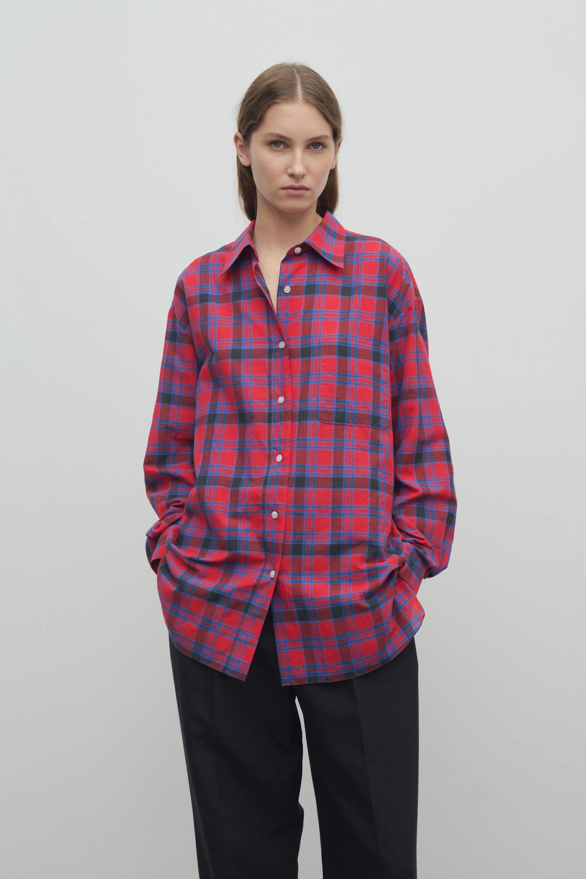 Nesson Shirt in Cotton sold by The Row product image thumbnail 3