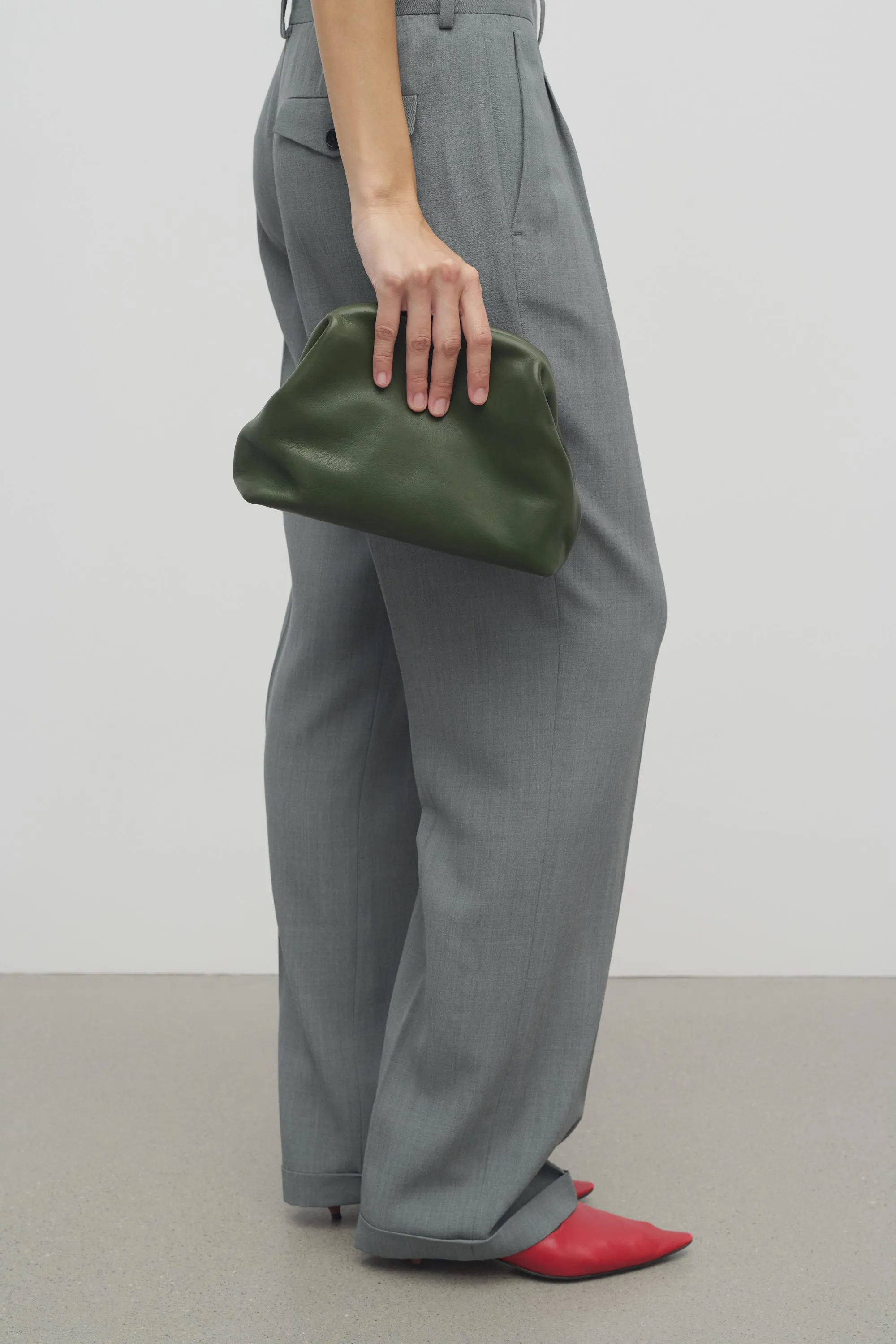 Mira Clutch in Leather sold by The Row product image thumbnail 4