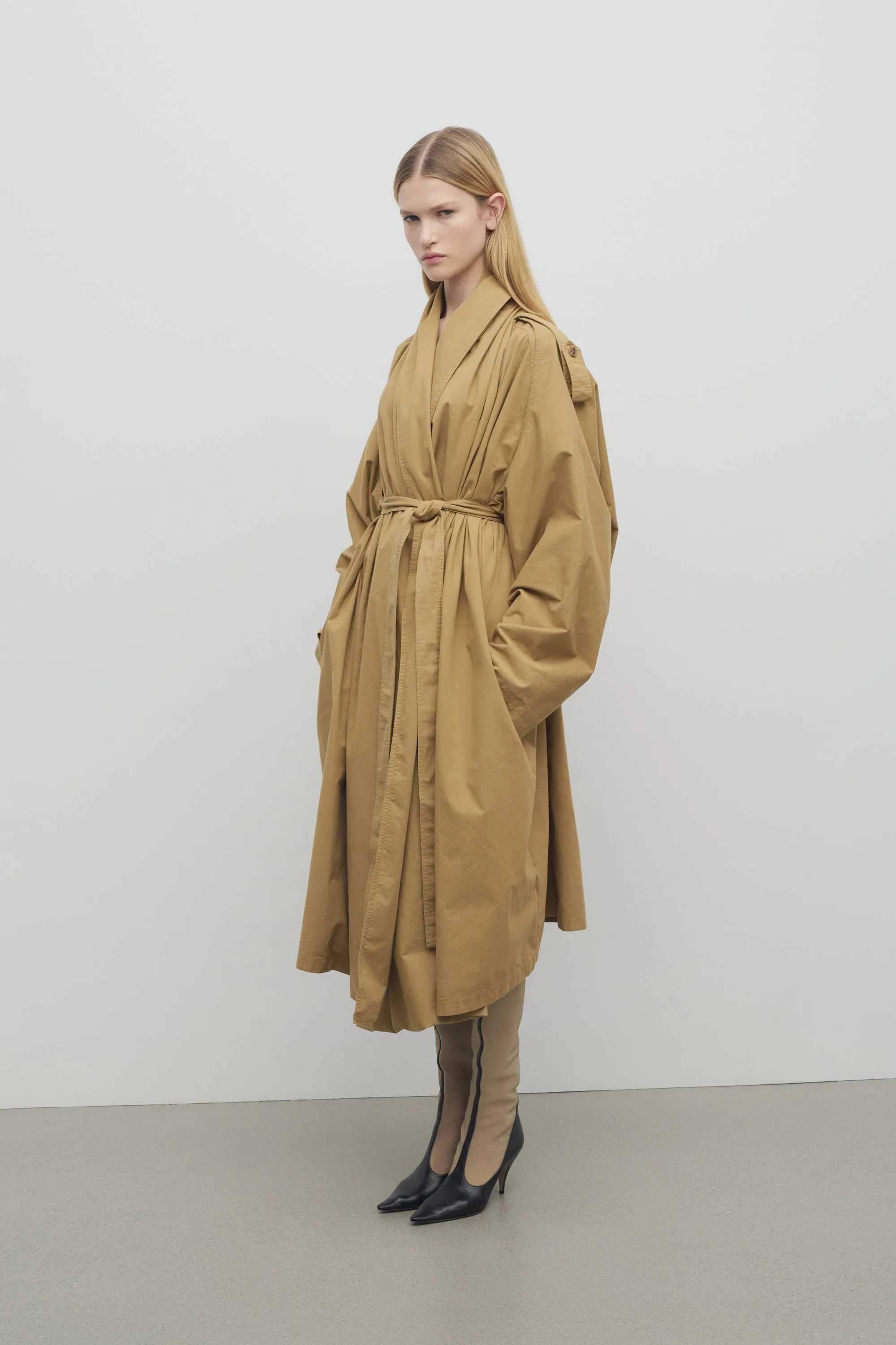 Pami Coat in Cotton sold by The Row product image thumbnail 4